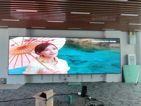 雅安市P1.53led小间距屏安装案例